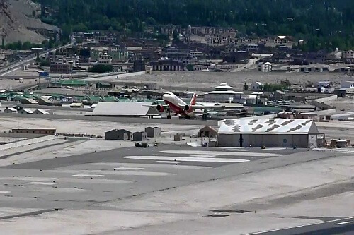 Leh Airport Departure