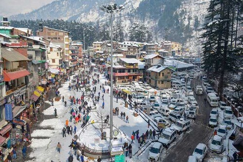 Mall Road, Manali, Himachal Pradesh