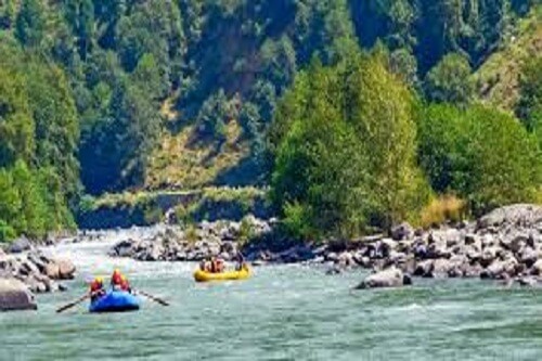 River Rafting Point at Kullu