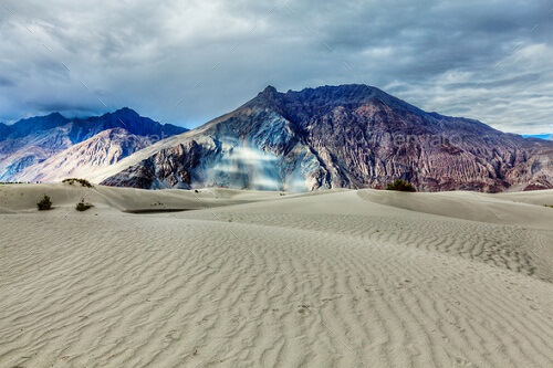 Sand Dunes, Hundur, Nubra Valley, Ladakh