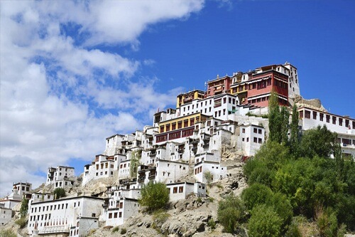 Thiksey Monastery in Leh